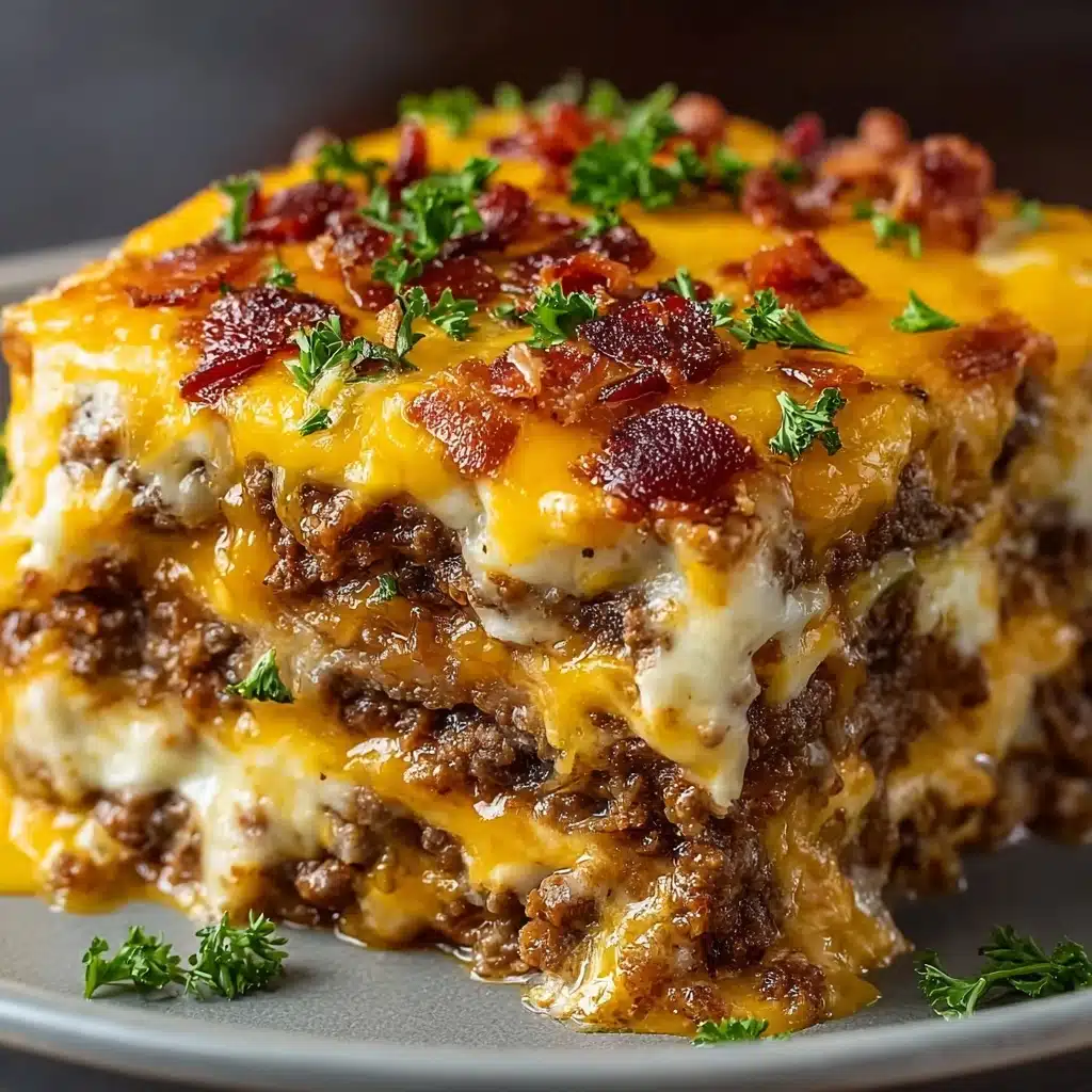 Cheesy Loaded Meatloaf Casserole Recipe - Recipe Image