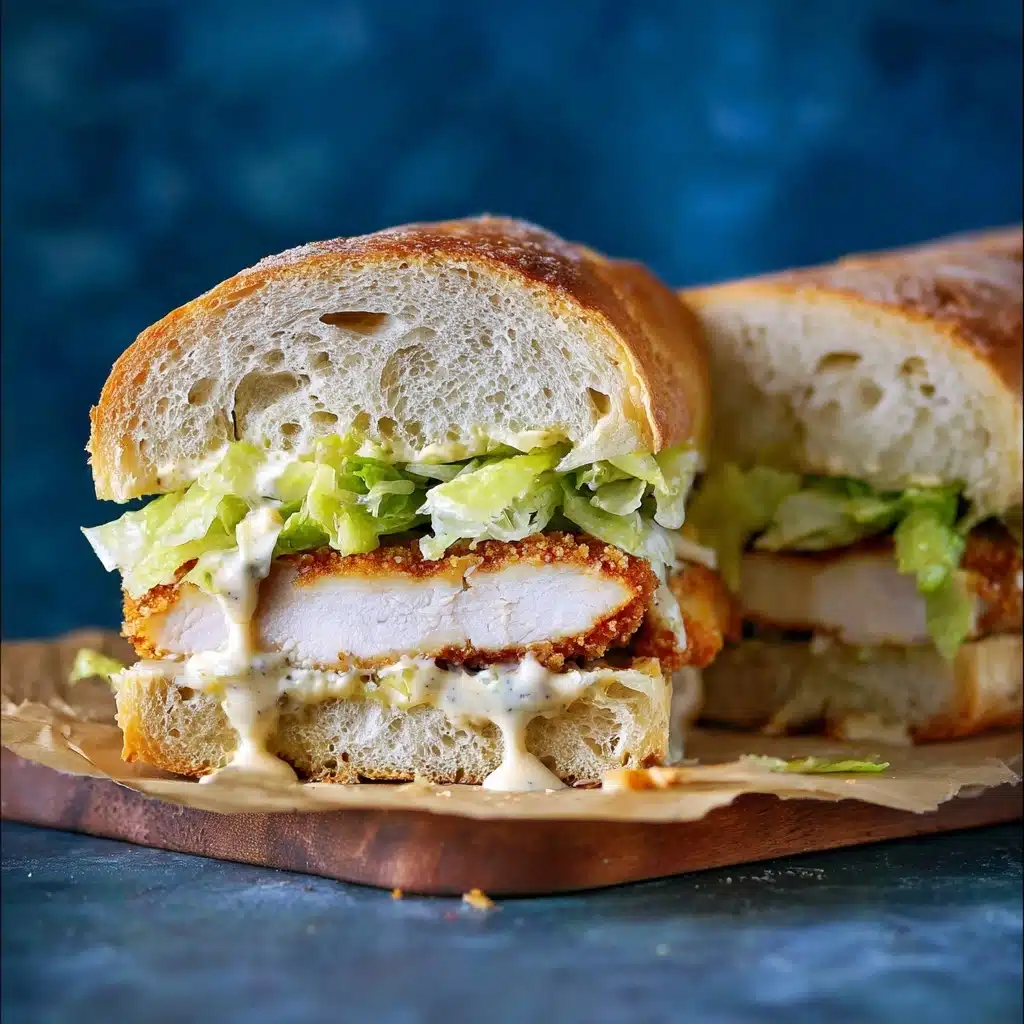 Crispy Chicken Caesar Sandwich Recipe - Recipe Image