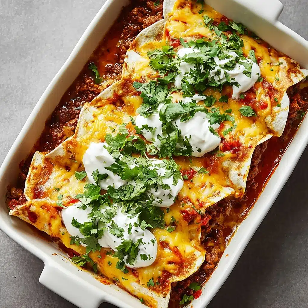 Ground Beef Enchiladas Recipe - Recipe Image