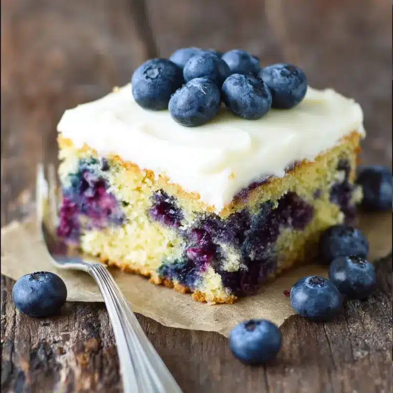 Blueberry Zucchini Cake with Lemon Buttercream Recipe