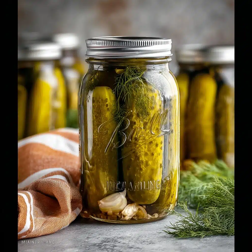 Easy Homemade Dill Pickles Recipe