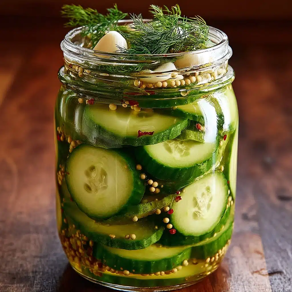 Quick Refrigerator Pickles Tangy and Flavorful Delight Recipe