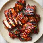 Caramelized BBQ Chicken Thighs in the Oven Recipe