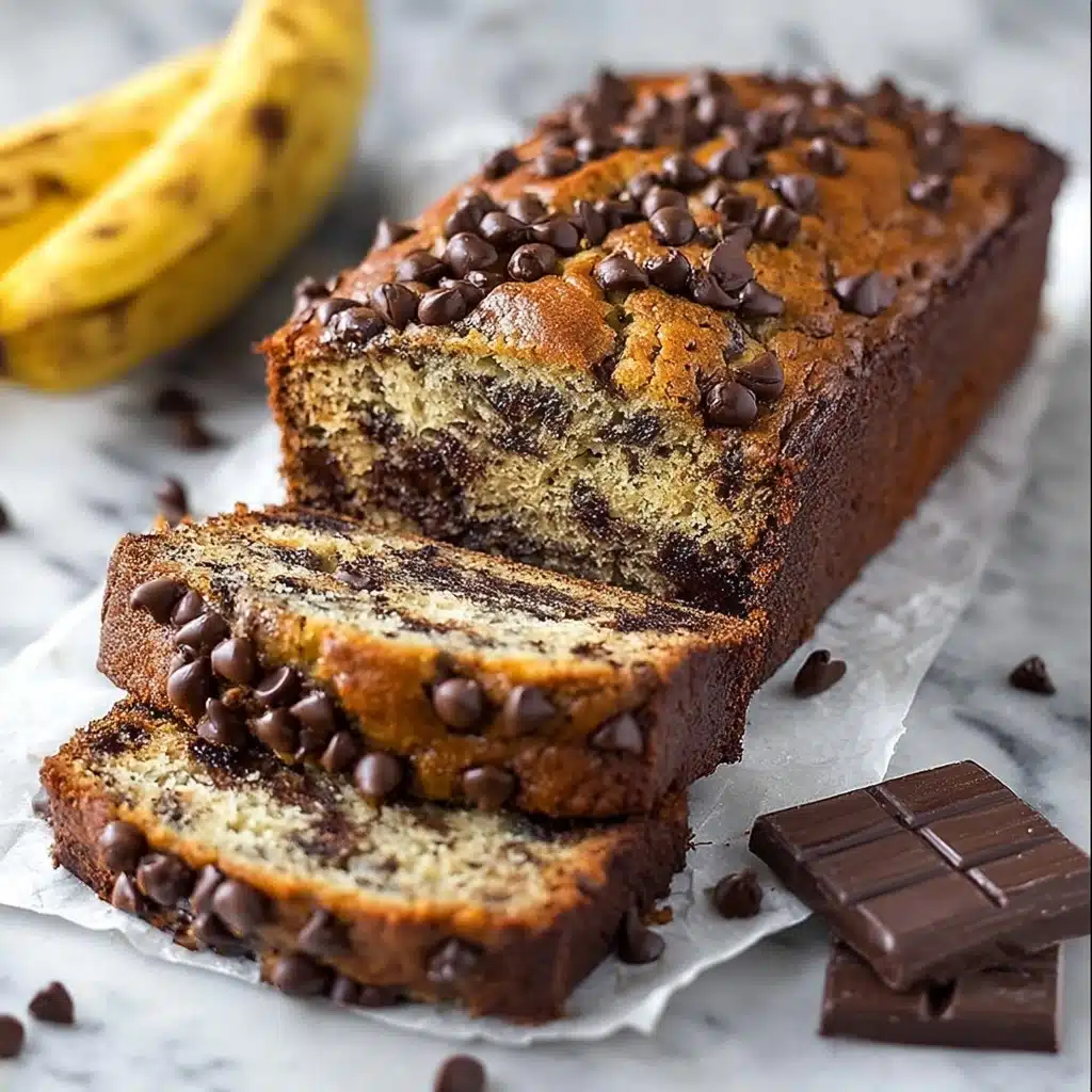 Super Moist Chocolate Chip Banana Bread Recipe