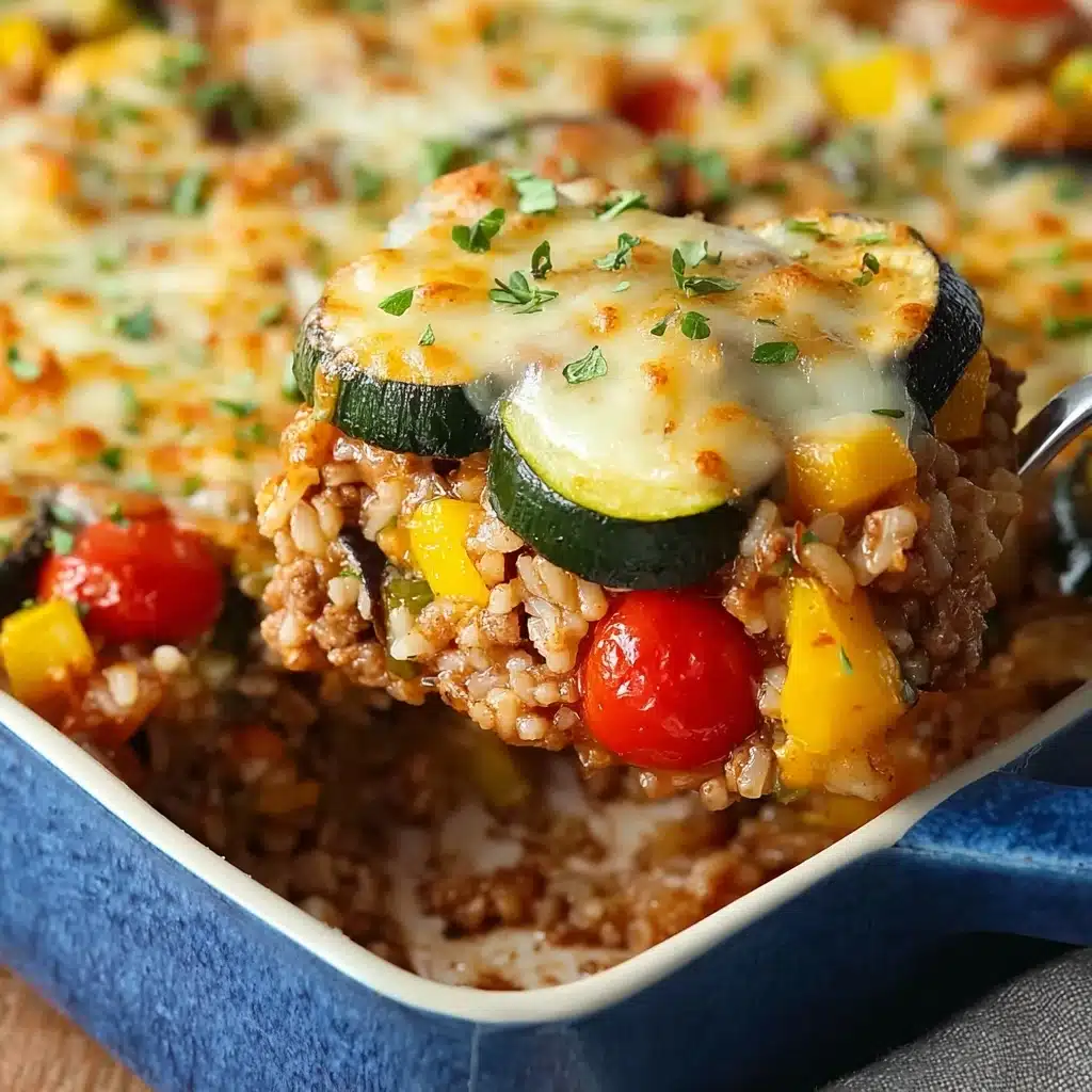 Quick Weeknight Zucchini and Rice Casserole Recipe - Recipe Image