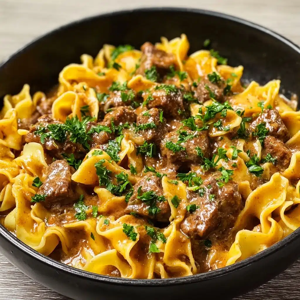 Ground Beef Stroganoff Recipe