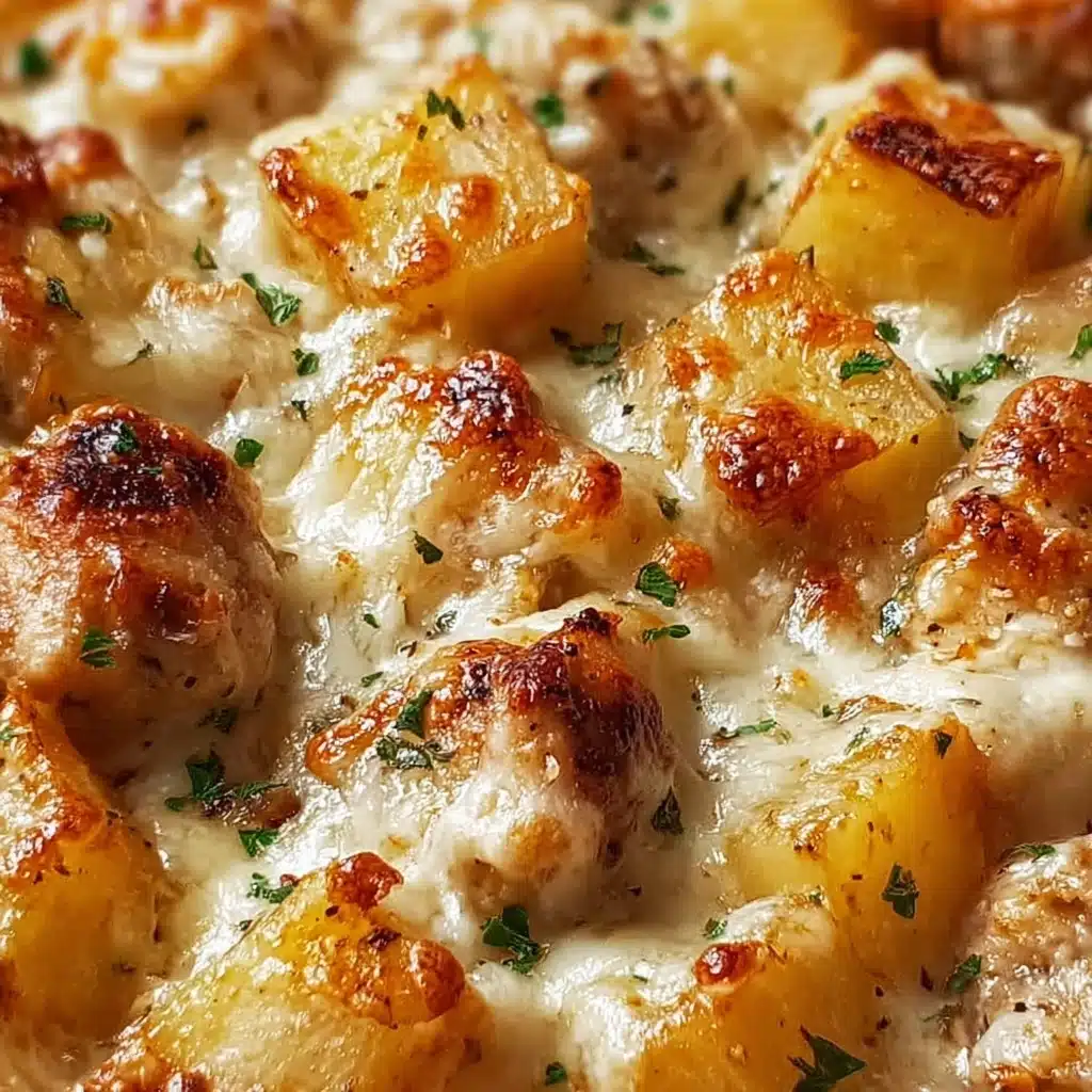 Garlic Parmesan Crockpot Chicken and Potatoes Recipe