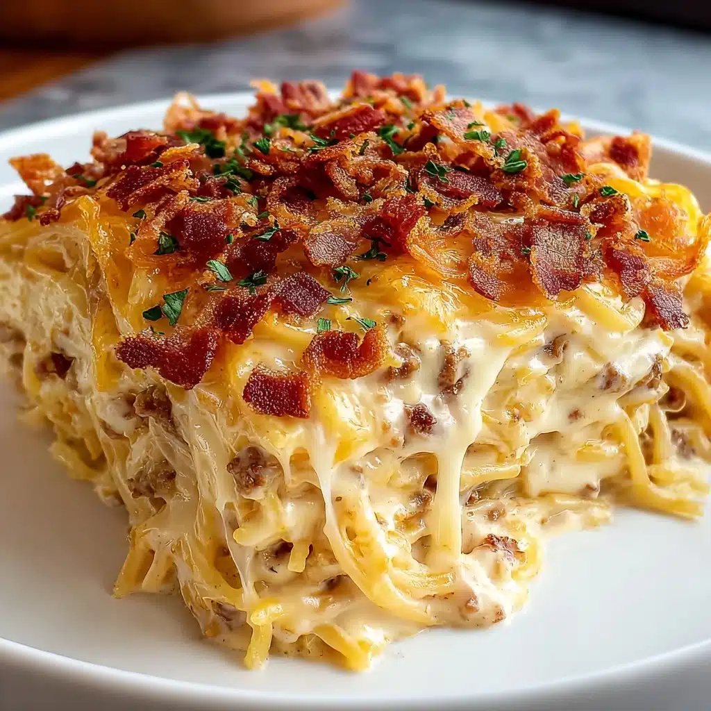 Spicy Southern Cheesy Chicken Spaghetti Casserole Recipe - Recipe Image