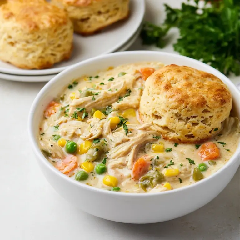 Easy Slow Cooker Chicken Pot Pie Recipe