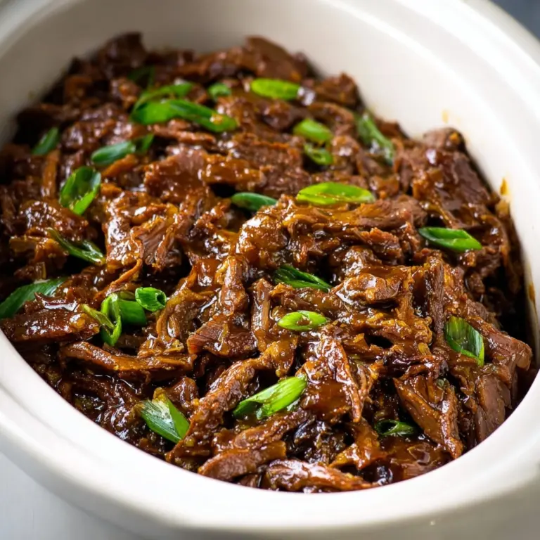 Slow Cooker Mongolian Beef Recipe
