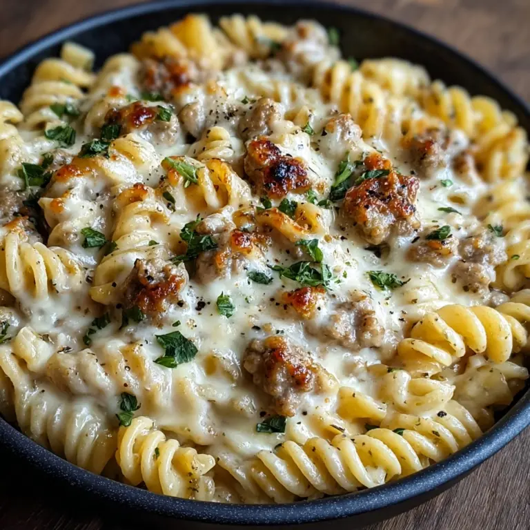 The Best Crockpot Garlic Parmesan Chicken Pasta Recipe
