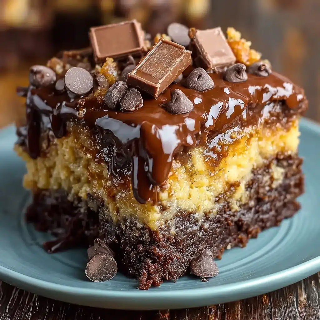 German Chocolate Poke Cake Recipe - Recipe Image