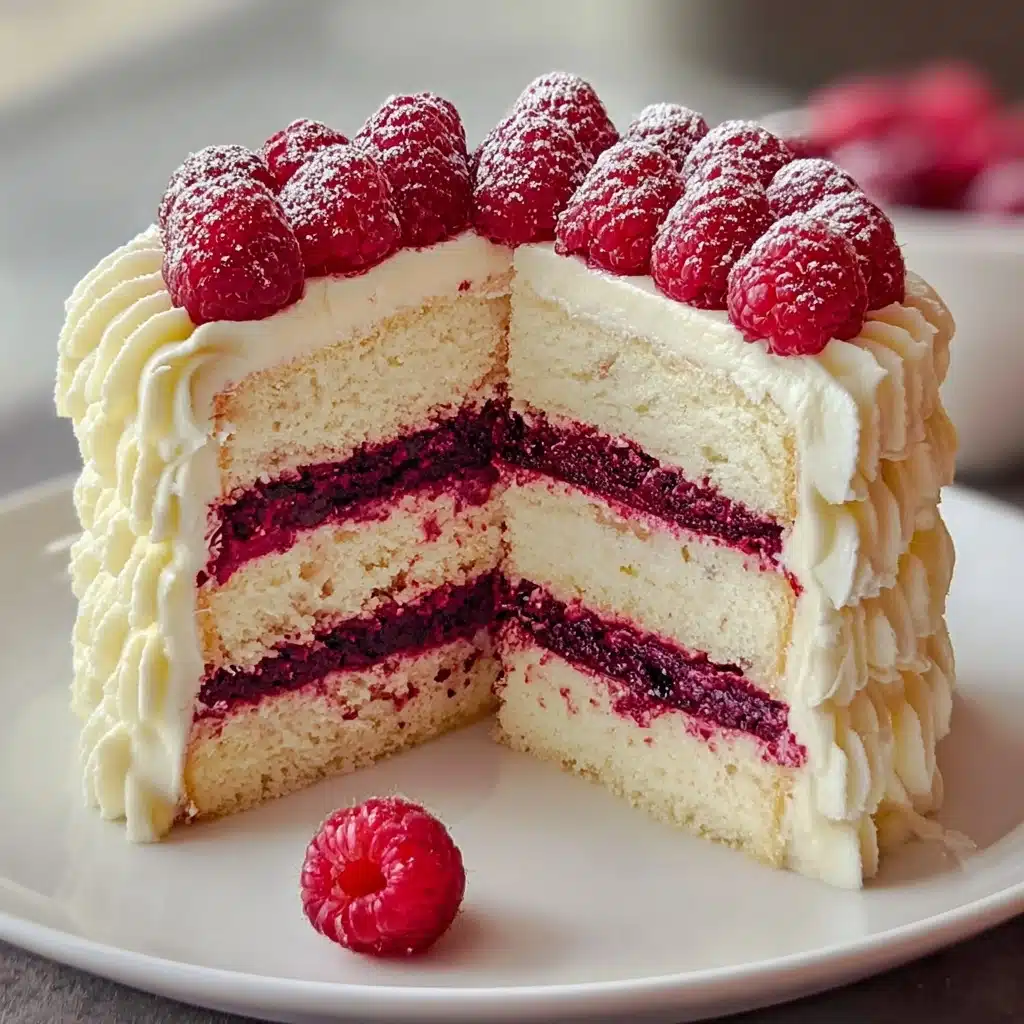 White Chocolate Raspberry Cake Recipe - Recipe Image
