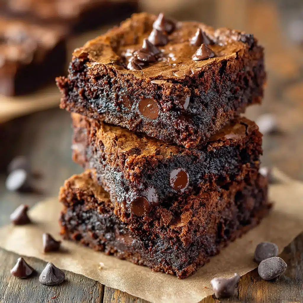 Irresistible Chocolate Chip Brownies Recipe - Recipe Image
