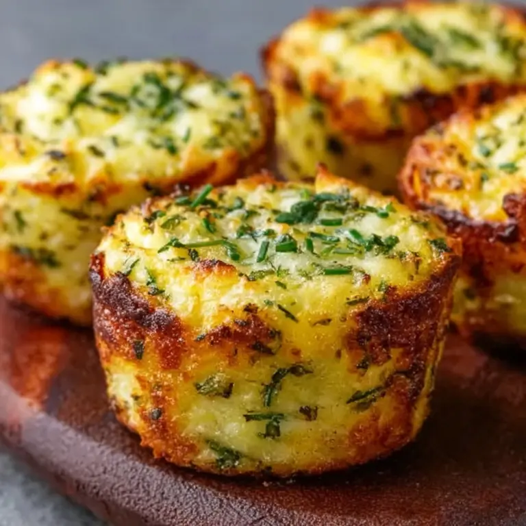 Crispy Parmesan Zucchini Muffins Recipe