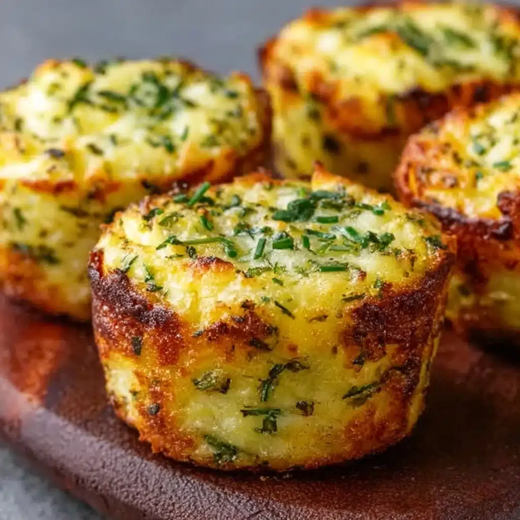 Crispy Parmesan Zucchini Muffins Recipe
