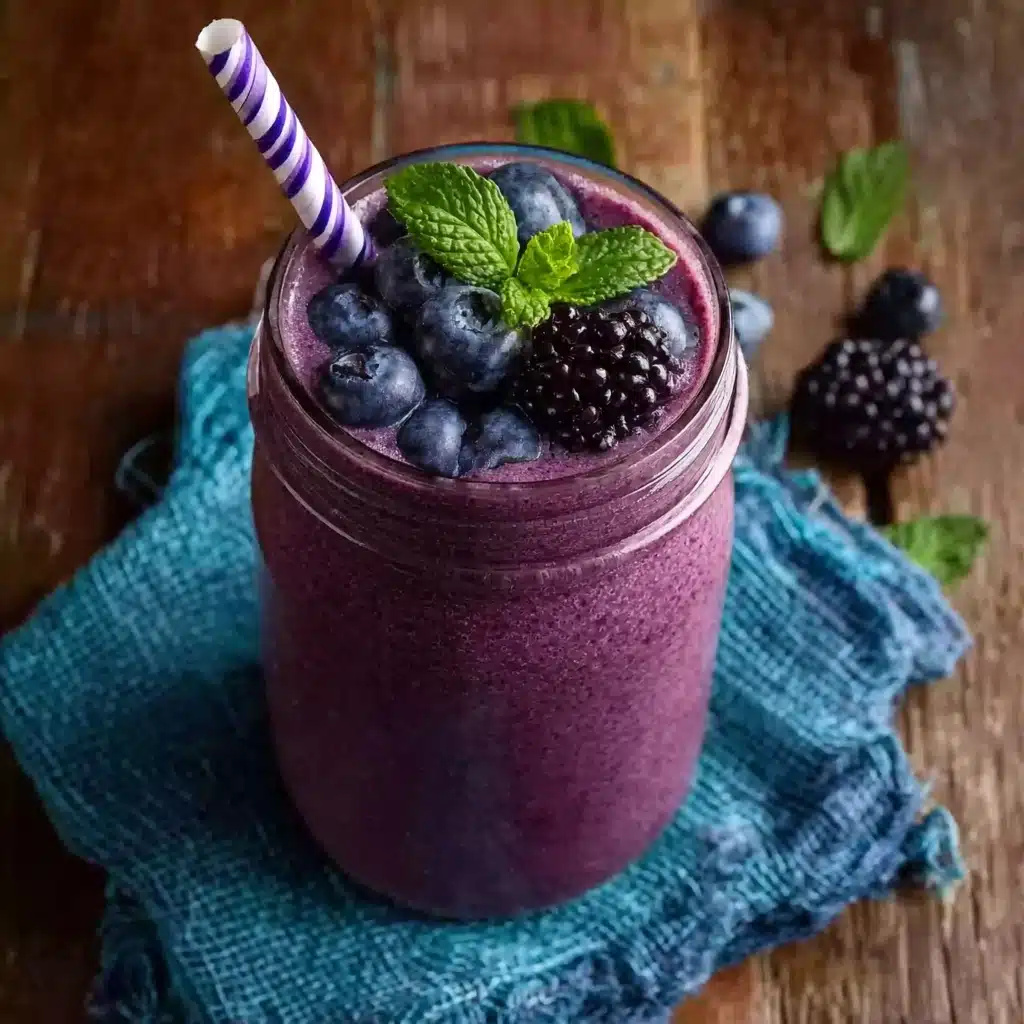 Purple Power Blueberry Smoothie Recipe - Recipe Image