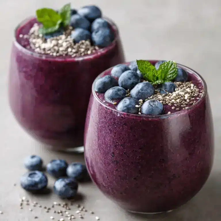 Healthy Blueberry Smoothie Recipe