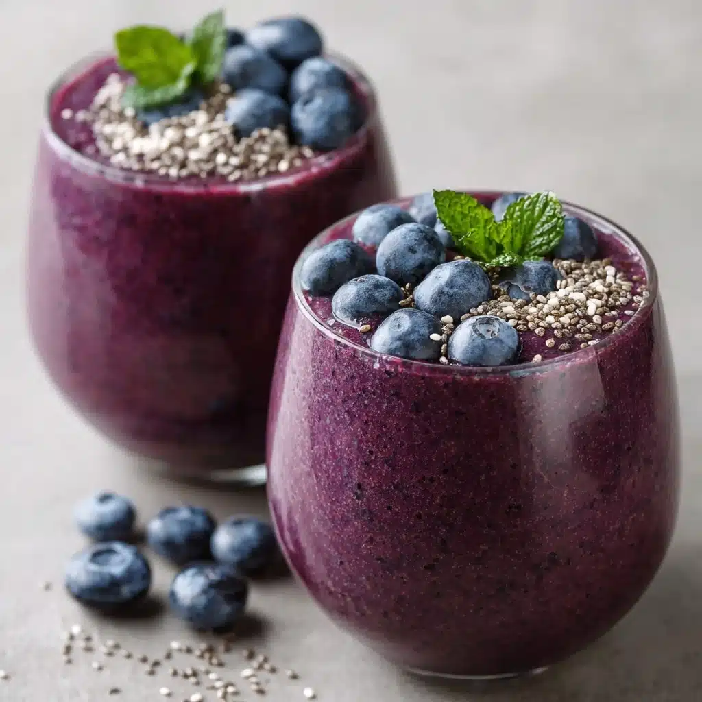 Healthy Blueberry Smoothie Recipe - Recipe Image