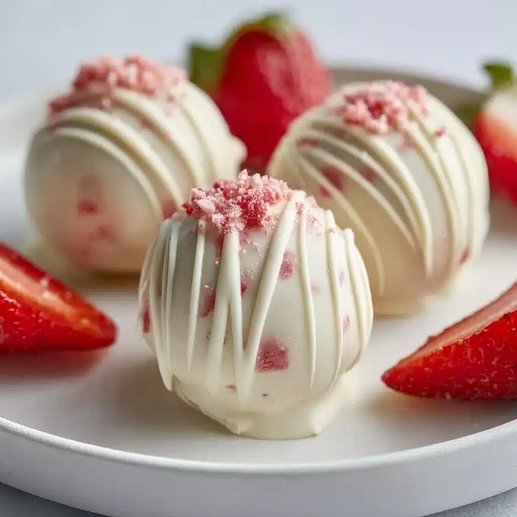 Strawberry Cheesecake Protein Balls Recipe