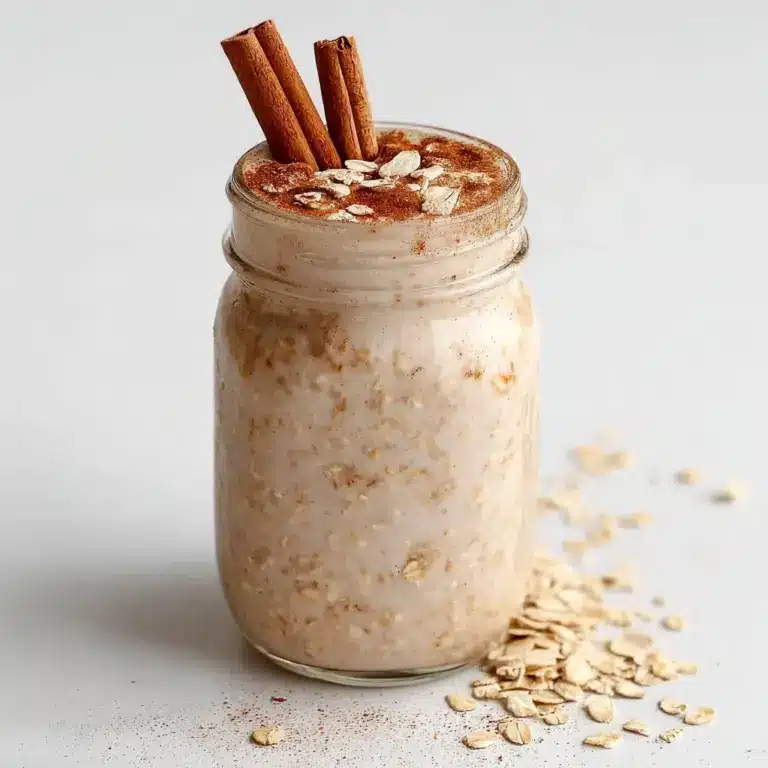 Tasty Vegan Dairy-Free Cinnamon Roll Overnight Oats Recipe