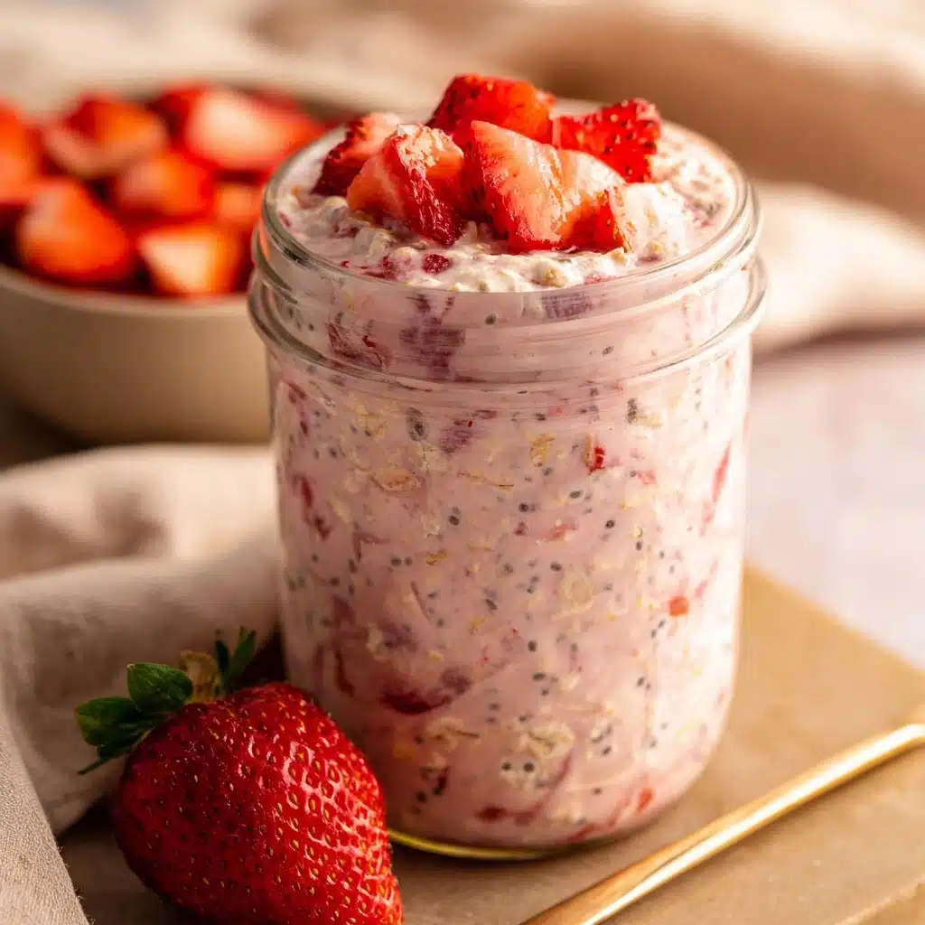Strawberry Overnight Oats Recipe