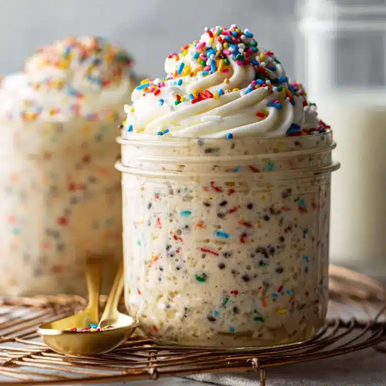 Birthday Cake Overnight Oats Recipe