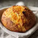 No-Knead Cheese Bread Recipe