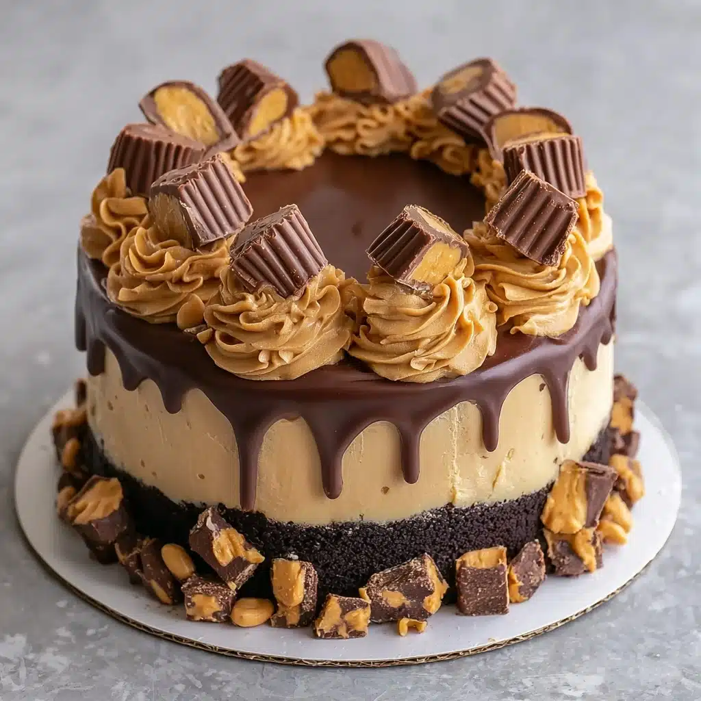 Peanut Butter Cup Explosion Cake Recipe - Recipe Image