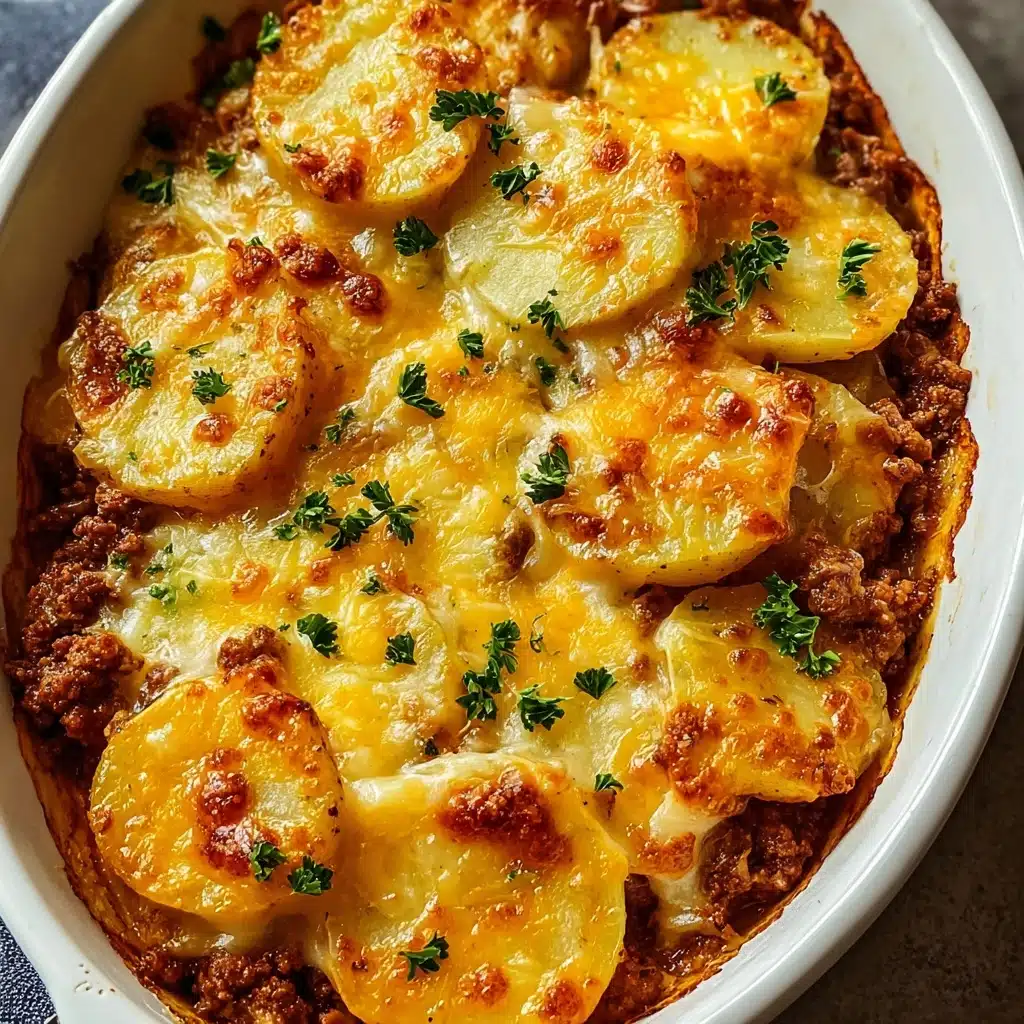 Hobo Casserole with Ground Beef & Potatoes Recipe - Recipe Image