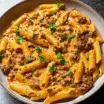 High Protein Creamy Beef Pasta Recipe