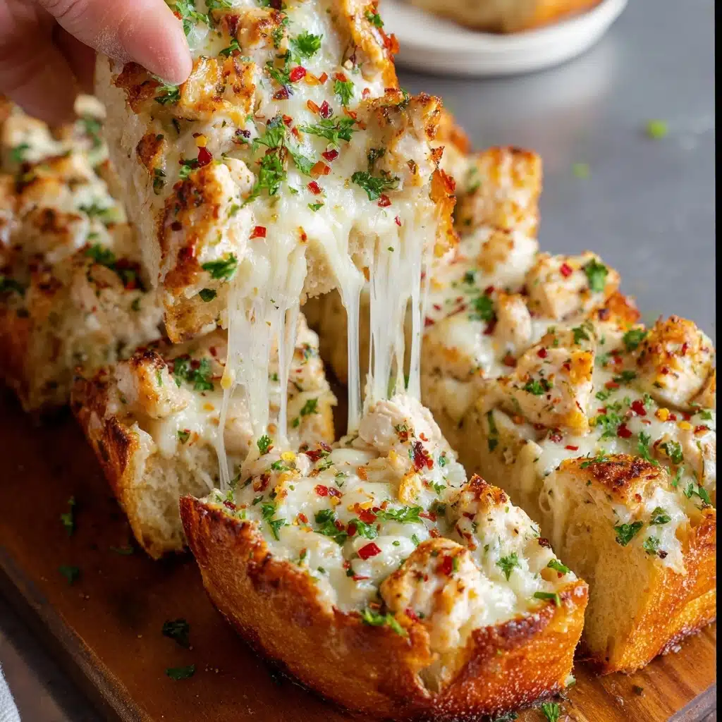 The Chicken Alfredo Garlic Bread Recipe