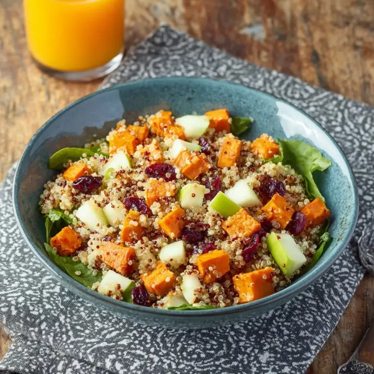 Apple Sweet Potato Quinoa Salad Recipe