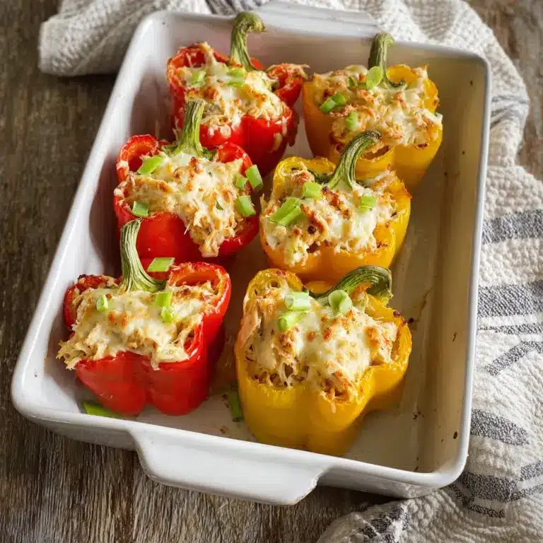 Creamy Chicken Stuffed Peppers Recipe
