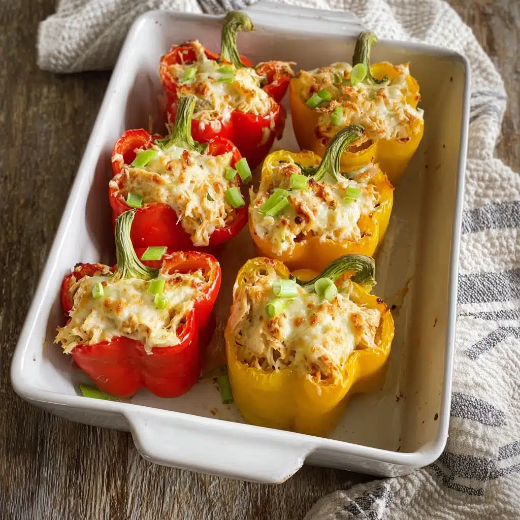 Creamy Chicken Stuffed Peppers Recipe