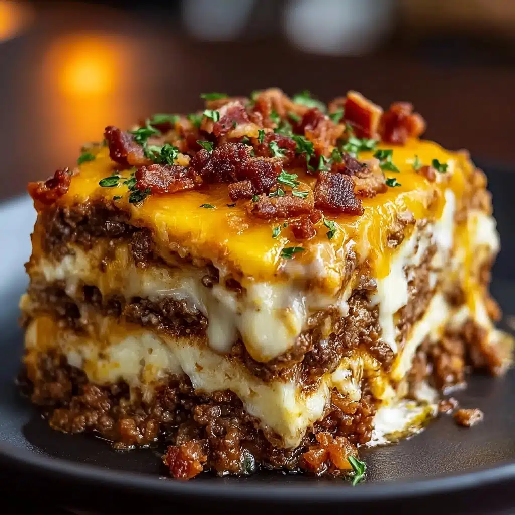Cheesy Loaded Meatloaf Casserole Recipe - Recipe Image