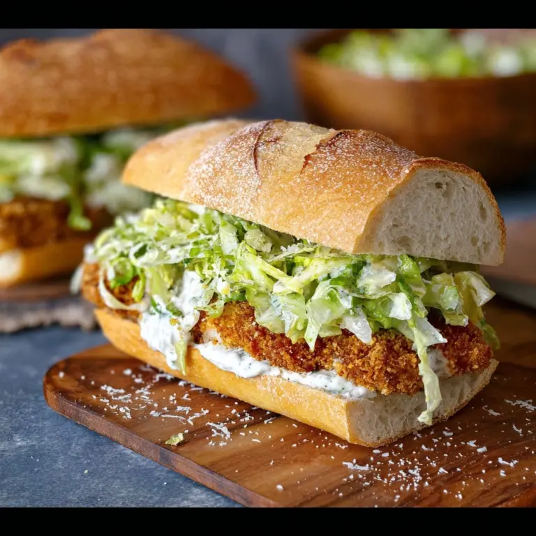 Crispy Chicken Caesar Sandwich Recipe