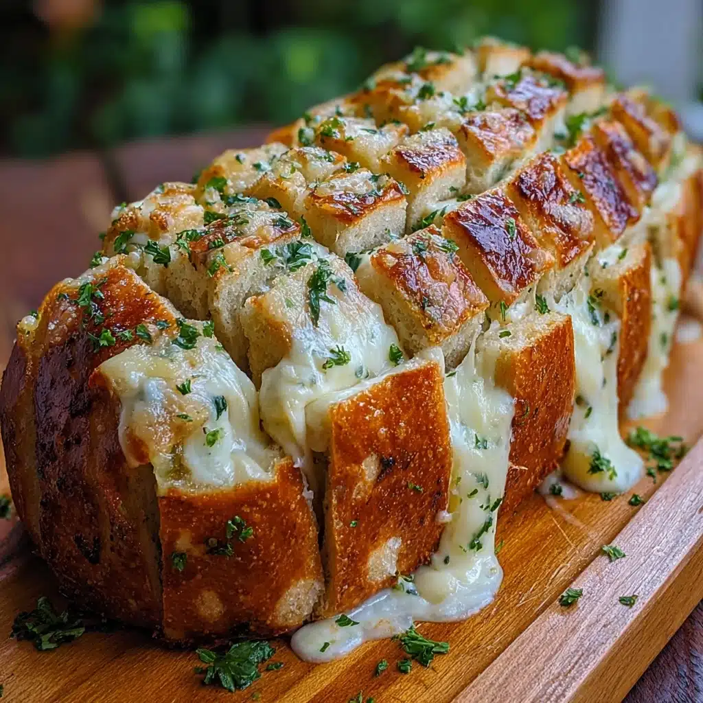 Cheesy Garlic Bliss Pull-Apart Bread Recipe