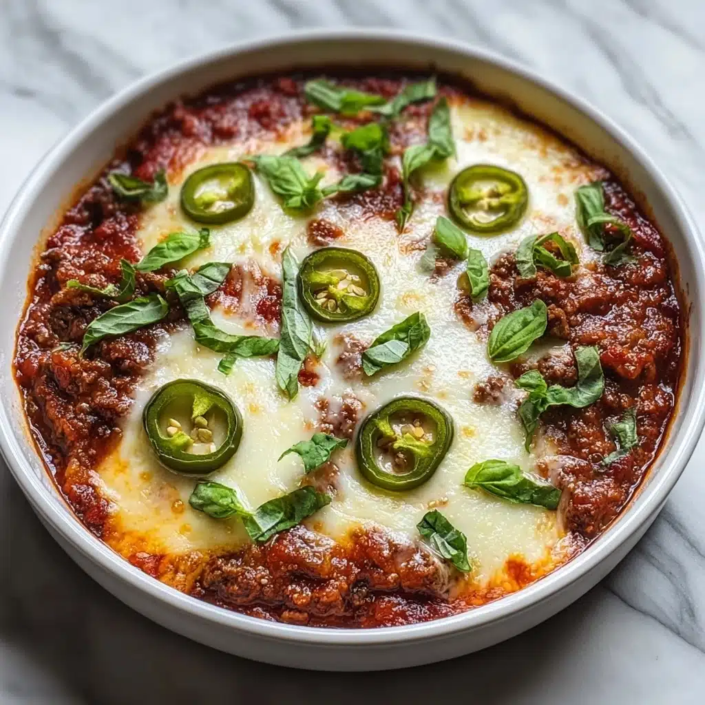 Low Carb Crustless Pizza Bowl Recipe - Recipe Image