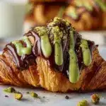 Pistachio Chocolate Croissants Recipe