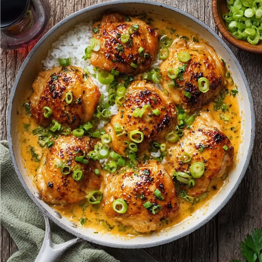 Skillet Bang Bang Chicken Thighs Recipe - Recipe Image