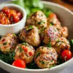 Mediterranean Chicken Meatballs Recipe