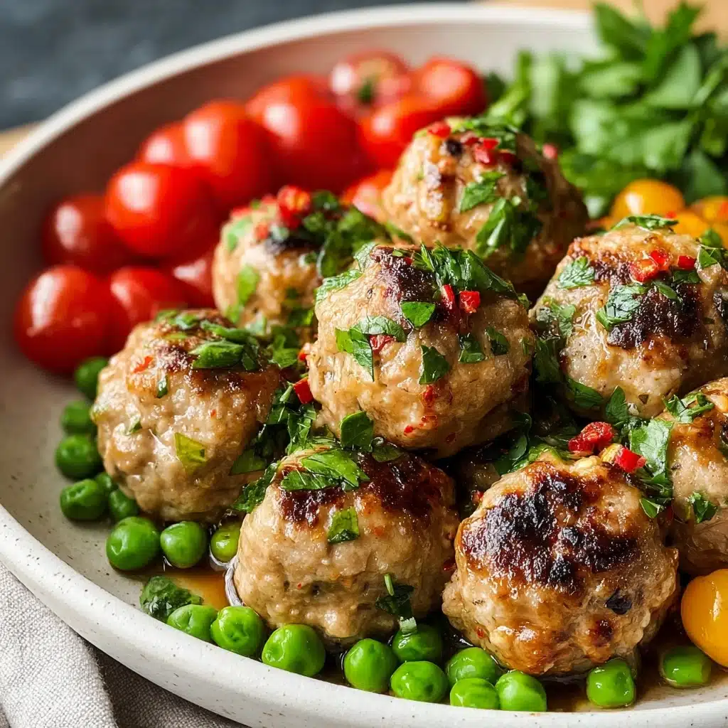 Mediterranean Chicken Meatballs Recipe - Recipe Image