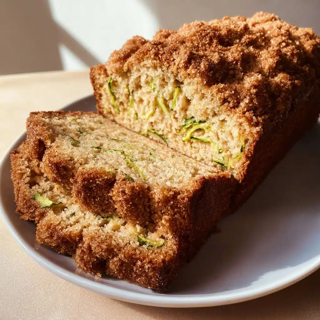 Cinnamon Streusel Topped Zucchini Bread Bakery Style Recipe - Recipe Image