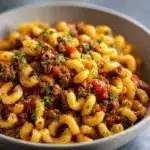 Classic Goulash with Ground Beef and Elbow Pasta Recipe