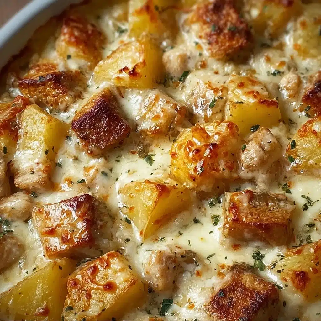 Garlic Parmesan Crockpot Chicken and Potatoes Recipe - Recipe Image