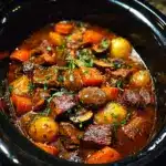 Slow Cooker Beef Bourguignon Recipe