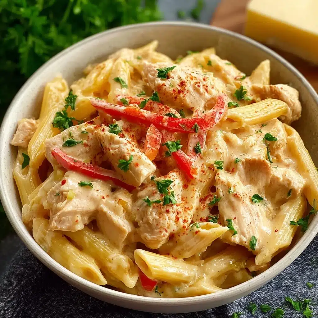 Crock Pot Creamy Cajun Chicken Pasta Recipe - Recipe Image