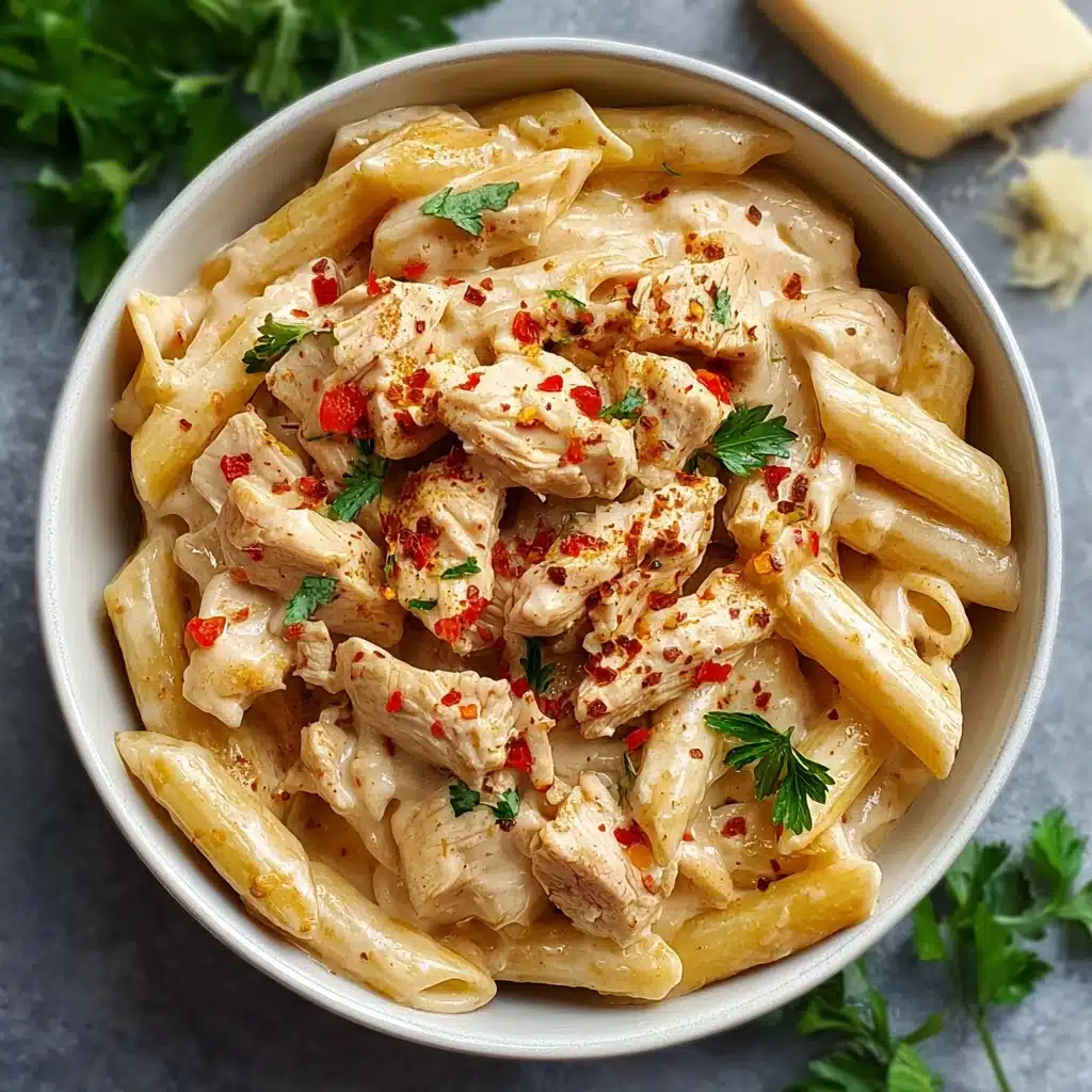 Crock Pot Creamy Cajun Chicken Pasta Recipe - Recipe Image