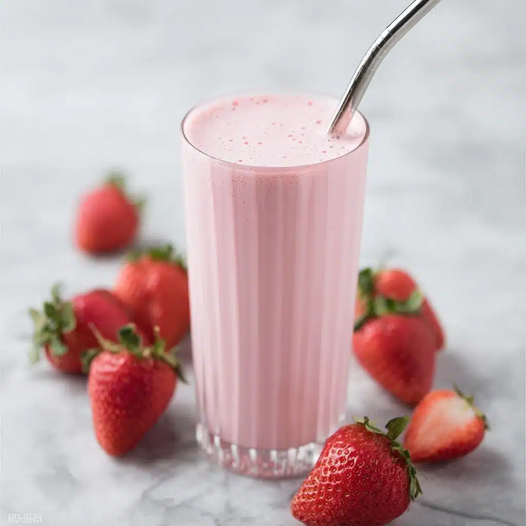 Easy Strawberry Smoothie Recipe - Recipe Image